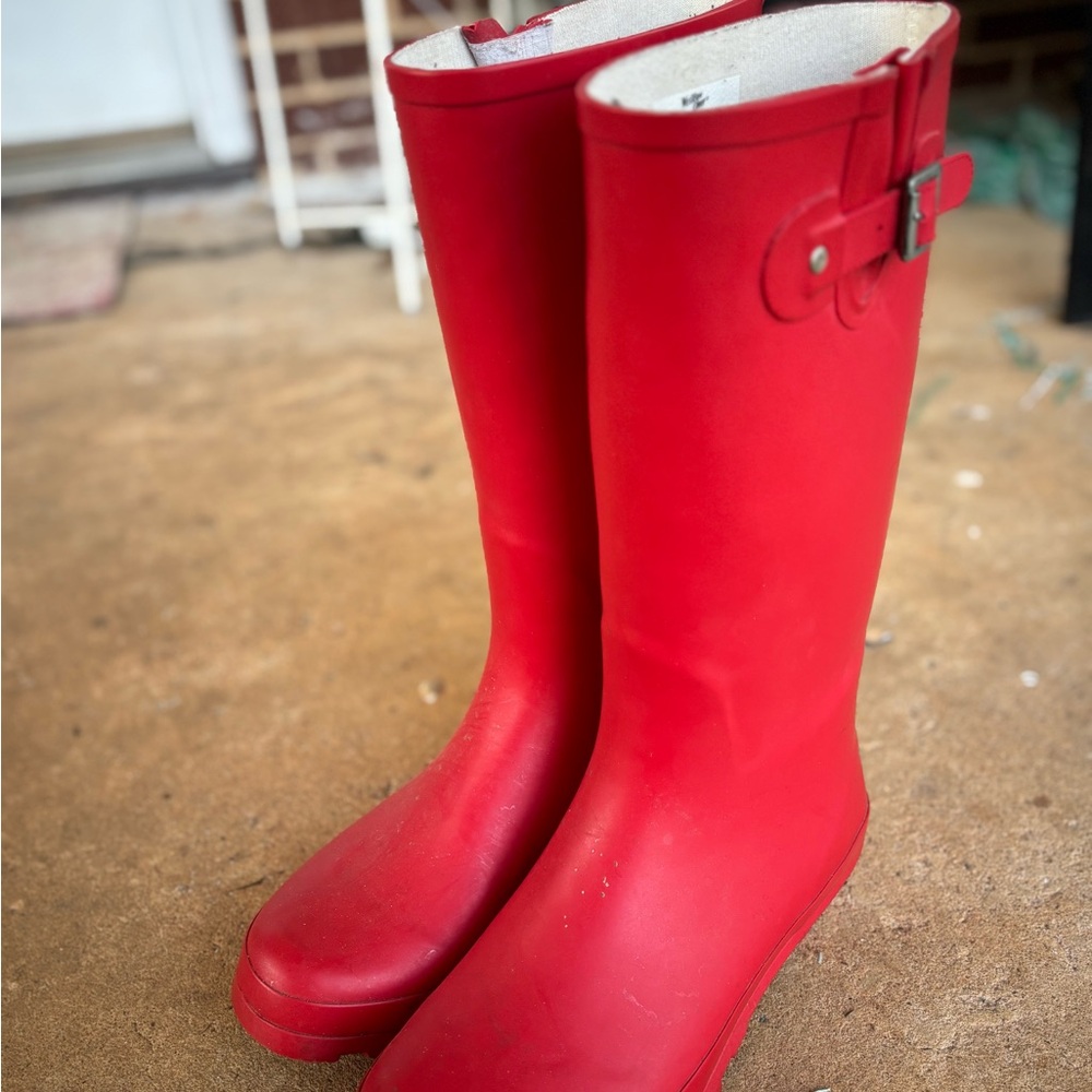 US 11 Western Chief Classic Tall-Red Women's Rain Boots